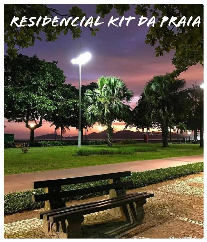 산토스 Residencial Kit Da Praia 아파트 객실 사진